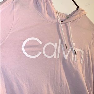 Calvin Klein hoodie purple over sized M